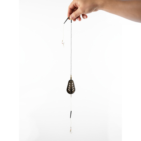 Accesorii feeder - Montura method feeder, 80 gr, 2 carlige, (cod YGD), Dual Fish