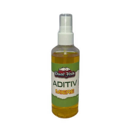 Aditiv atractant sub forma de spray - Aditiv atractant sub forma de spray pentru pescuit, aroma de MIERE, 100 ml, Dual Fish