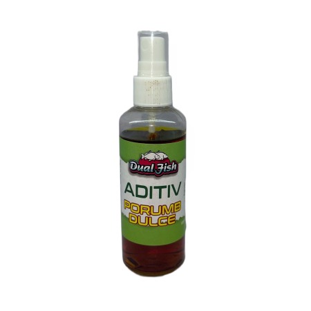 Aditiv atractant sub forma de spray - Aditiv atractant sub forma de spray pentru pescuit, aroma de PORUMB DULCE, 100 ml, Dual Fish