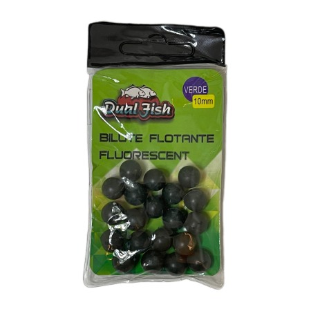 Momeala silicon - BILUTE FLOTANTE FLUORESCENTE PENTRU PESCUIT,  DIMENSIUNE 10 MM, DUAL FISH