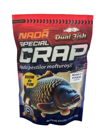BOOM DE FUM NADA SPECIAL CRAP - BOOM DE FUM NADA SPECIAL CRAP, AROMA DE NOVAC SI FITOFAG, 1KG, DUAL FISH