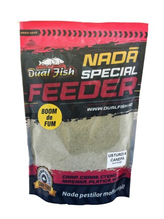 BOOM DE FUM NADA SPECIAL FEEDER - BOOM DE FUM NADA SPECIAL FEEDER, AROMA DE USTUROI SI CANEPA, 1KG, DUAL FISH