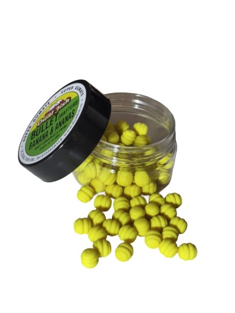 BULLET (WAFTERS) - BULLET ( WAFTERS), aroma de BANANA+ANANAS, dimensiune de 6 mm, 25 gr, Dual Fish