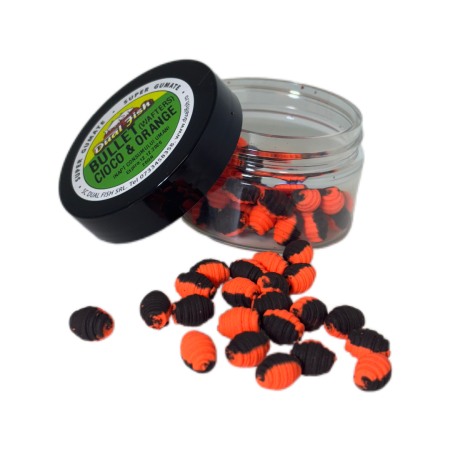 BULLET (WAFTERS) - BULLET ( WAFTERS), aroma de CIOCO&ORANGE, dimensiune de 10 mm, 25 gr, Dual Fish