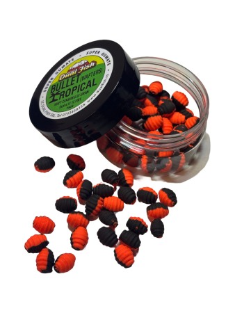 BULLET (WAFTERS) - BULLET ( WAFTERS), aroma TROPICAL, dimensiune de 10 mm, 25 gr, Dual Fish