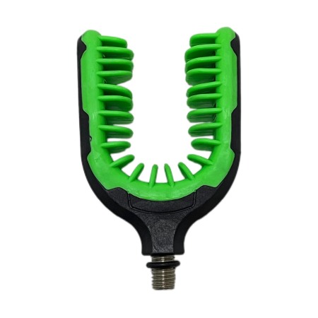 Suport lansete - Cap suport lanseta, forma de U, culoare verde, Dual Fish