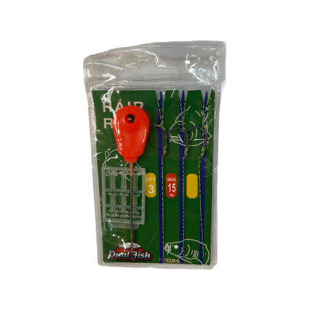 Carlige legate feeder - Carlige legate + croseta, pentru pescuit, Dual Fish