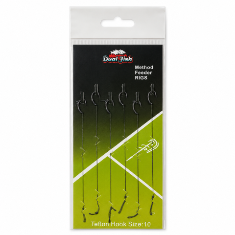 Suport lansete - Carlige legate cu spin dimensiunea 10, Dual Fish
