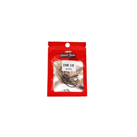Carlige crap - Carlige NR 1/0, COD CHB, 10 bucati/plic, Dual Fish