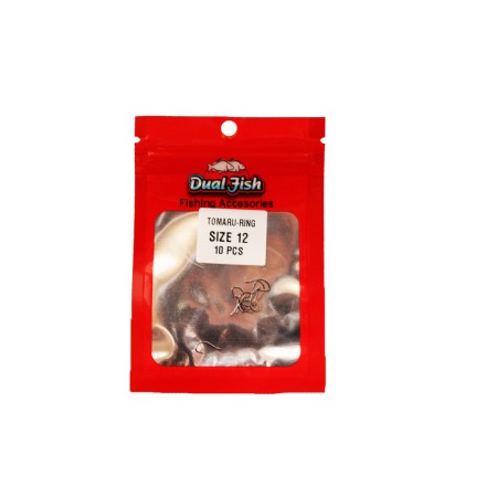 Carlige crap - Carlige NR 12,  TOMARU, 10 bucati /plic, Dual Fish