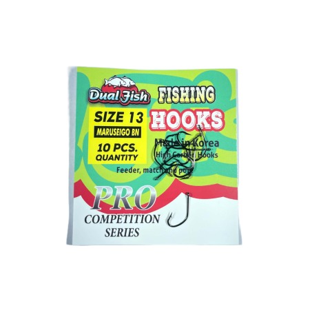 Carlige legate feeder - Carlige NR 13, COD MARUSEIGO, 10 bucati /plic, Dual Fish