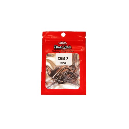 Carlige crap - Carlige NR 2, COD CHM, 10 bucati /plic, Dual Fish