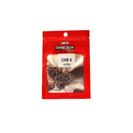 Carlige crap - Carlige NR 4, COD CHB, 10 bucati/plic, Dual Fish