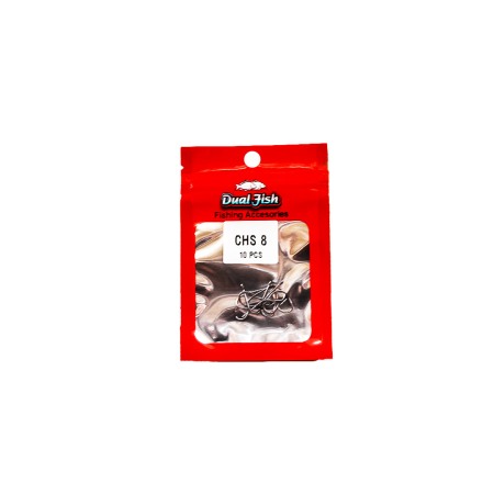 Carlige crap - Carlige NR 8, COD CHS, 10 bucati /plic, Dual Fish