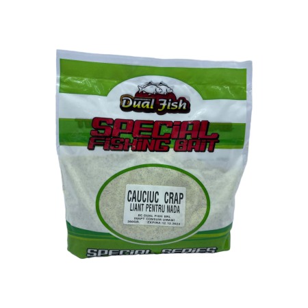 Canepa, cauciuc crap, spărtură - Cauciuc crap pentru pescuit, liant pentru nada, 200 gr, Dual Fish