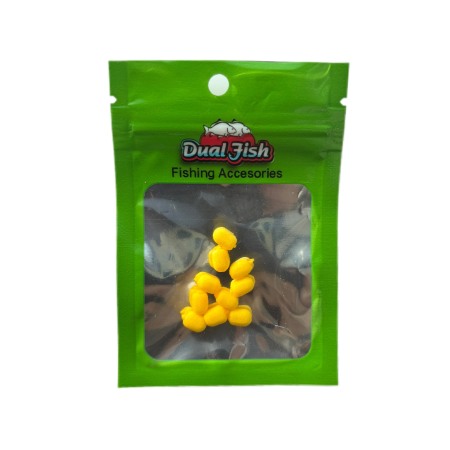 Dual-Sponge - Dual-Sponge, 6mm, galben, Dual Fish