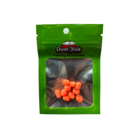 Dual-Sponge - Dual-Sponge, 6mm, portocaliu fluo, Dual Fish