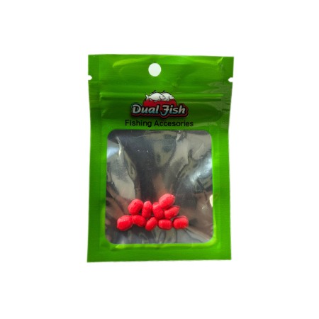 Dual-Sponge - Dual-Sponge, 6mm, roșu, Dual Fish