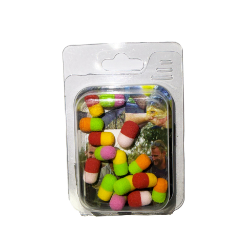 Boilies Juice - Dumbell din spuma flotantă, mix, 10mm, Dual Fish