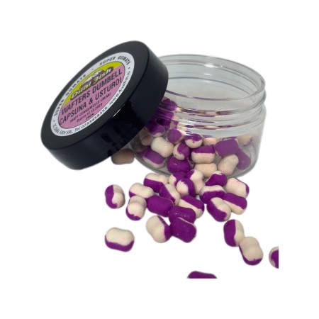 Dumbell wafters - Dumbell Wafters, aroma de CAPSUNA SI USTUROI, dimensiune de 6 mm, 25 gr, Dual Fish