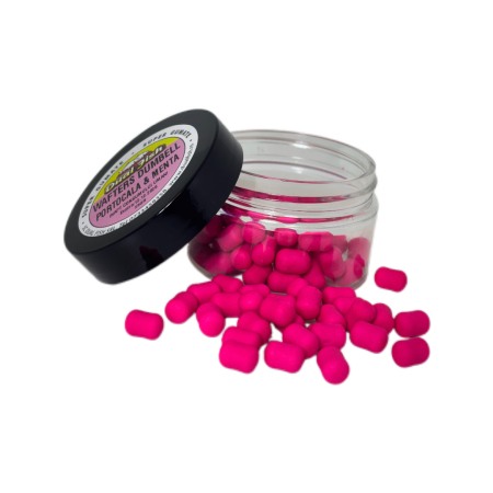 Dumbell wafters - Dumbell Wafters, aroma de PORTOCALA SI MENTA, dimensiune de 6 mm, 25 gr, Dual Fish