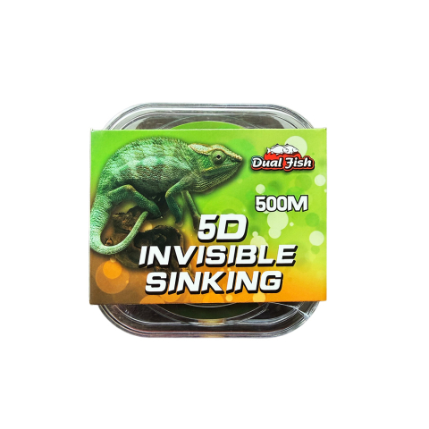 Fir 5D INVISIBLE SINKING CAMELEON, 500M, grosime de 0.45mm, Dual Fish [3]