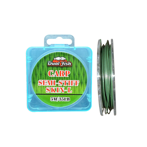 Fire crap - Fir CARP SEMI-STIFF SKIN-L, 5M, rezistenta 35lb (15.87 kg), Dual Fish