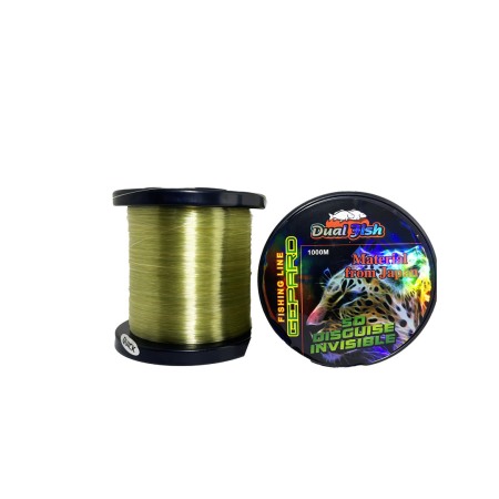 Fir monofilament - Fir monofilament 5D, 1000M, grosime de 0.25MM, rezistenta 16,6 KG, Dual Fish