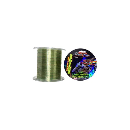 Fir monofilament - Fir monofilament 5D, 300M, grosime de 0.20MM, rezistenta 12,9 KG, Dual Fish