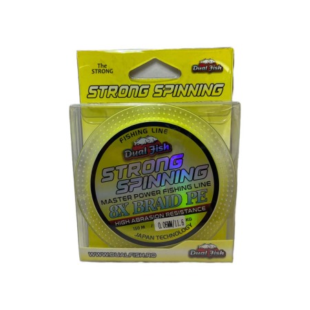 Fire rapitor - Fir TEXTIL 8X STRONG SPINNING, 150 m, grosime de 0,06 mm, rezistenta 11.6 KG, Dual Fish