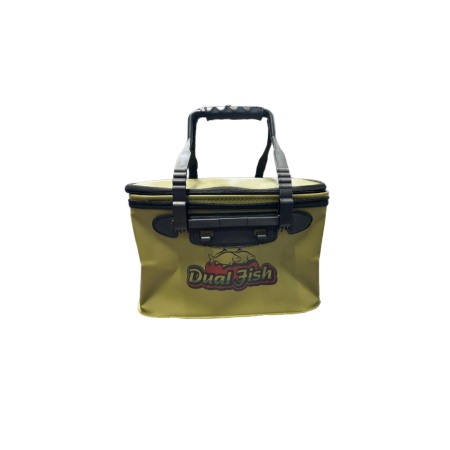 Genți pentru pescuit - Geanta pentru pescuit dreptunghiulara, impermeabila, frigorifica, dimensiune 40 CM X 25 CM, Dual Fish
