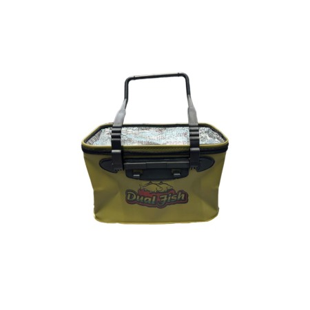 Geanta pentru pescuit dreptunghiulara, impermeabila, frigorifica, dimensiune 40 CM X 25 CM, Dual Fish [1]