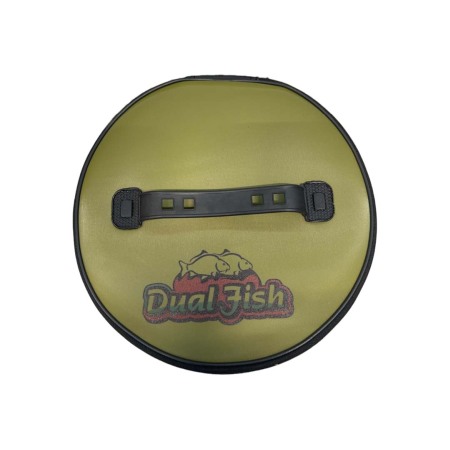 Genți pentru pescuit - Geanta pentru pescuit rotunda, impermeabila, cu diametrul 30 CM, Dual Fish