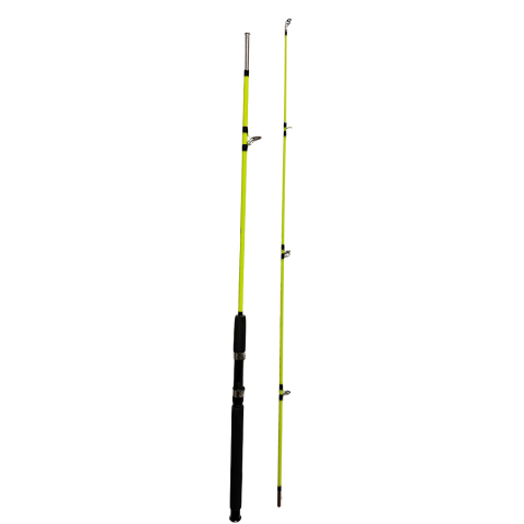 Lansete crap - Lanseta fibra de sticla plină CAT-FISH yellow, 2.4M, Dual Fish