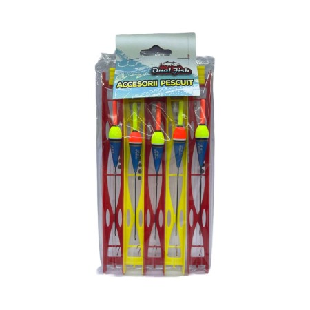 Linii varga - Linii undita fir monofilament 7 M lungime, carlig numarul  12,  5 bucati /set, Dual Fish ( pret/ bucata )