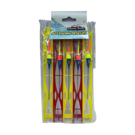 Linii varga - Linii undita fir monofilament 7 M lungime, carlig numarul  2,  5 bucati /set, Dual Fish ( pret/ bucata )