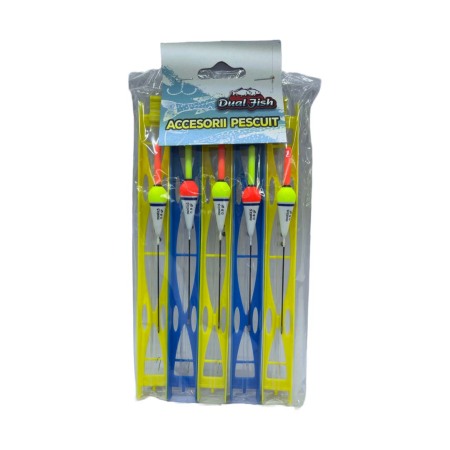 Linii varga - Linii undita fir monofilament 7 M lungime, carlig numarul  4,  5 bucati /set, Dual Fish ( pret/ bucata )