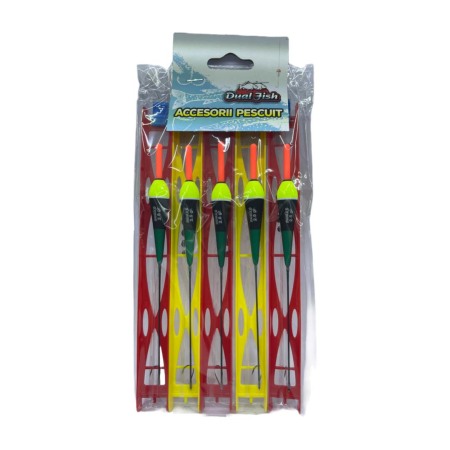 Linii varga - Linii undita fir monofilament 7 M lungime, carlig numarul  8,  5 bucati /set, Dual Fish ( pret/ bucata )