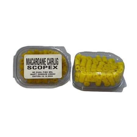 Nade si momeli - Macaroane Carlig, aroma de SCOPEX, 30 gr, Dual Fish
