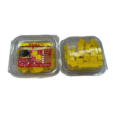 Super cubulet - Mamaliga Super Cubulet 10 mm, aroma de MIERE, 150 gr,  Dual Fish