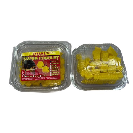 Super cubulet - Mamaliga Super Cubulet 10 mm, aroma de NATUR, 150gr,  Dual Fish