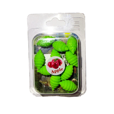 Boilies Juice - Melcisori din spuma flotantă, aroma de măr , 10mm, Dual Fish