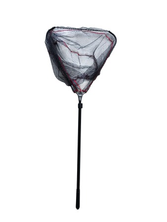 Minciog rapitor - Minciog negru plasa cauciucată, deschidere 60cm, Dual Fish