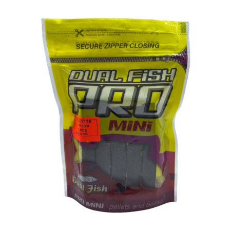 Momeala pentru pescuit briquet - Momeala pentru pescuit  briquet srot floarea soarelui, dreptunghiulara, aroma de USTUROI, 10 bucati /pachet, Dual Fish