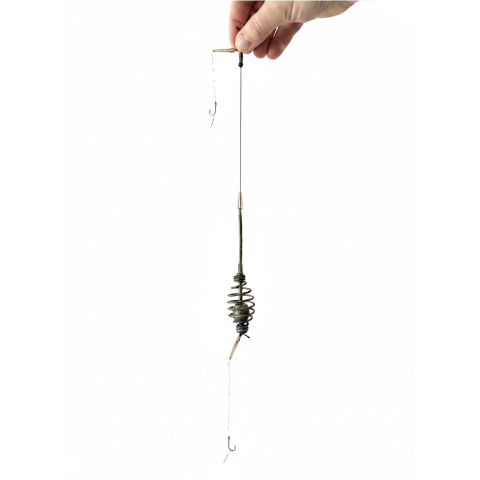 Monturi crap - Montura cu momitor si arc si tija, 60 gr, 2 Carlige, ( cod HD-091), Dual Fish