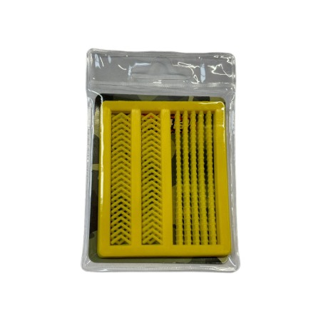 Opritori porumb / boilies - Opritori pentru montura fir de par, plastic, culoare galben, Dual Fish