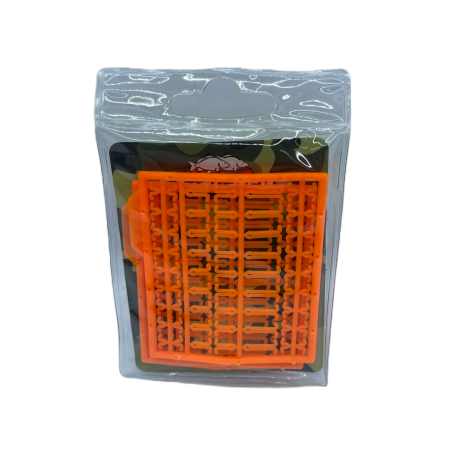 Opritoare porumb - Opritori pentru montura fir de par, plastic, culoare portocaliu, Dual Fish