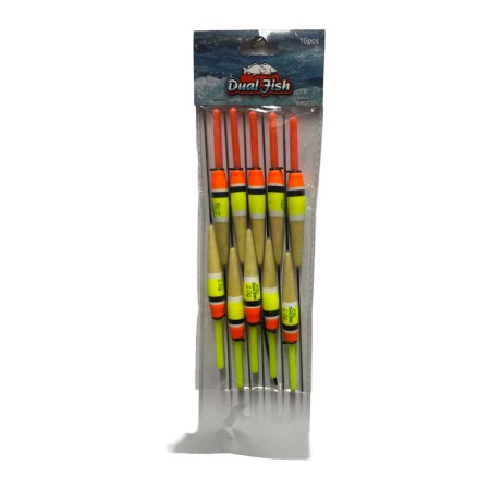 Plute - Pluta fixa undita, gramaj :  2  grame,  10 bucati /set, 3 Dual Fish