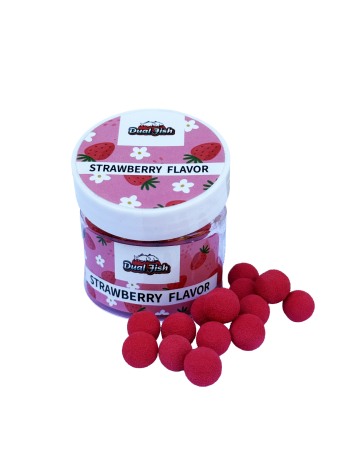 POM-POM - POM-POM, aroma de capsuna, dimensiune de 8 mm, Dual Fish