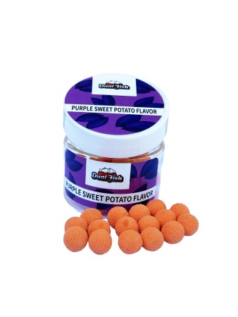 POM-POM - POM-POM, aroma de cartof dulce, dimensiune de 8 mm, Dual Fish